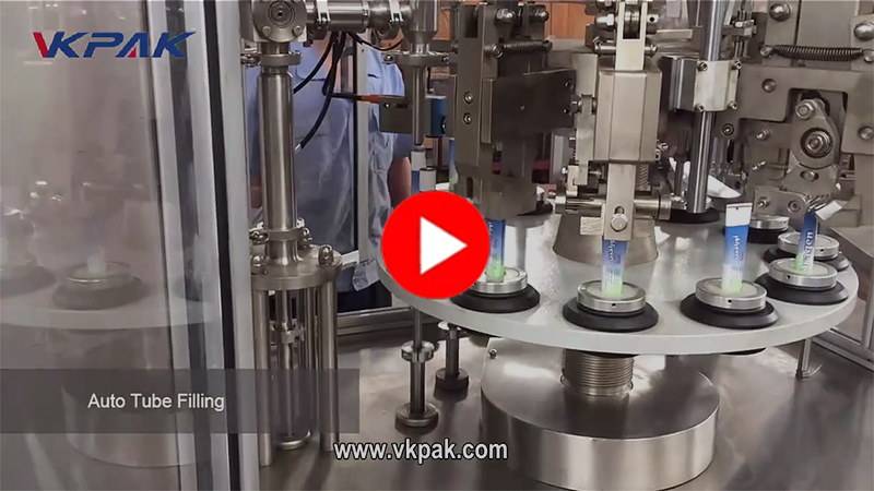 Automatic Aluminum Ointment Tube Filler Sealer Machine