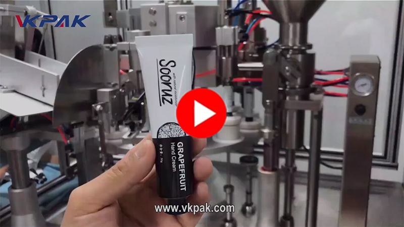 Automatic Aluminum Tube Filling And Sealing Machine For Grease