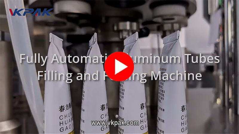 Automatic Collapsible Aluminum Tube Filling And Crimping Machine