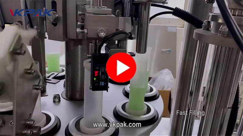 Automatic Collapsible Plastic Tube Filler Sealer Machine(Hot Air Sealing)