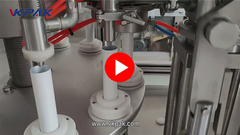 Automatic Cream Tube Filling Sealing Machine(Hot Air Sealing)