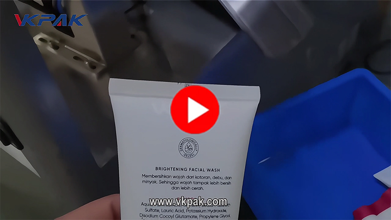 Automatic Face Wash Cream Tube Filling Sealing Machine(Ultrasonic Sealing)