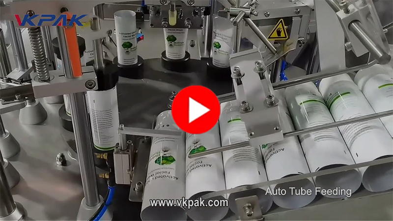 Automatic Ultrasonic Plastic Collapsible Tube Filling And Sealing Machine