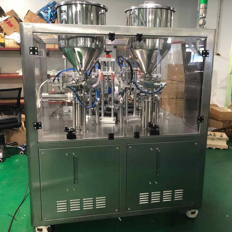 VK-TFS-009UDC Automatic Dual Chamber Tube Filling And Sealing Machine Details