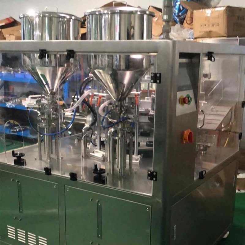 VK-TFS-009UDC Automatic Dual Chamber Tube Filling And Sealing Machine Details