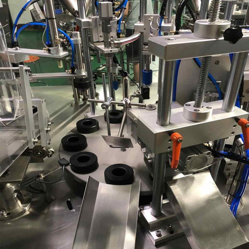 VK-TFS-009UDC Automatic Dual Chamber Tube Filling And Sealing Machine Details